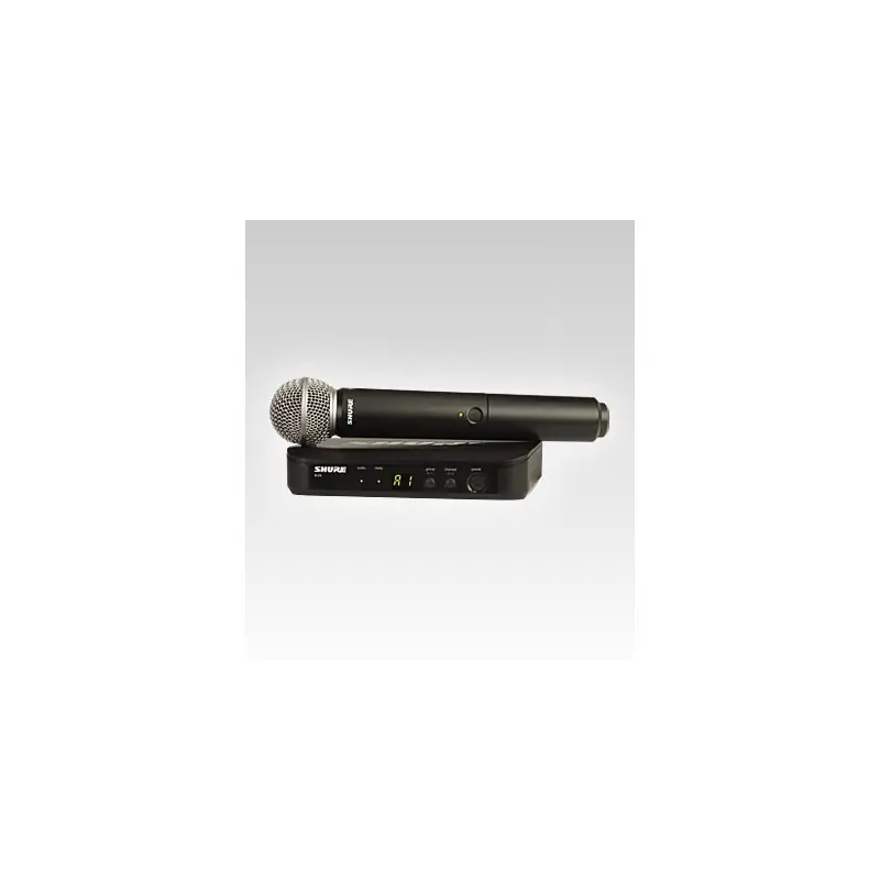 SHURE BLX24RE/SM58 - SMW systém, BLX4R + ruční mikr. SM58, rack Dokud Zásoby Vydrží