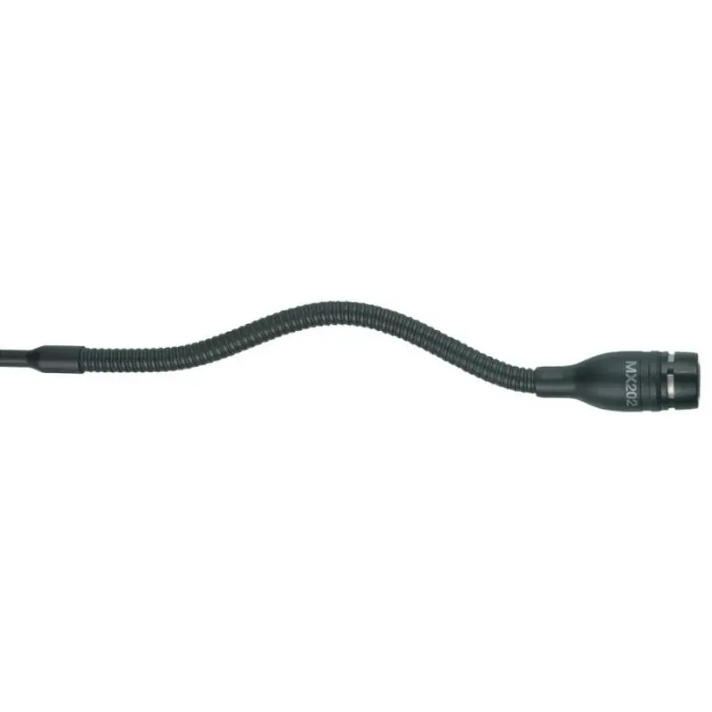 Horká Nabídka SHURE MX202BP/S - mikr. husí krk napájený bat., superkard.,černý