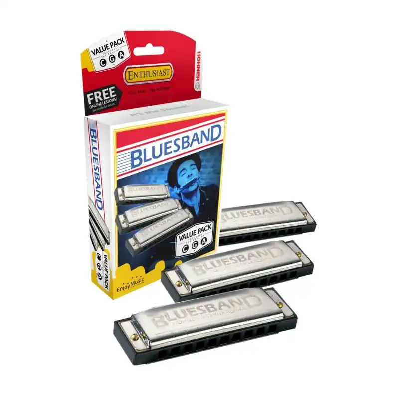 Jen Po Omezenou Doba HOHNER Blues Band ValuePack (C-, G-, A-major)