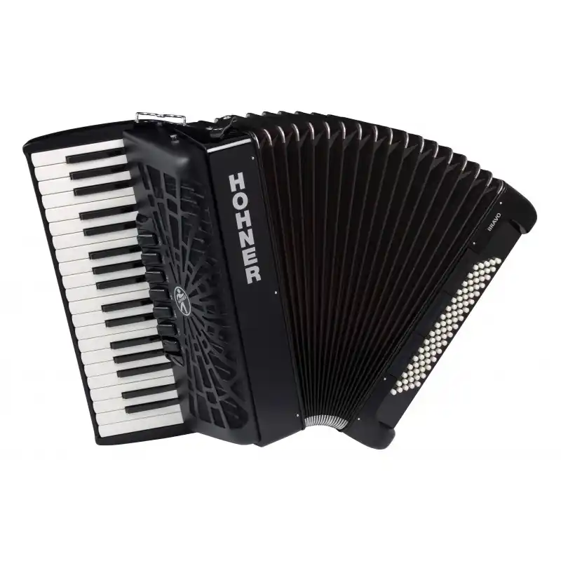Hohner Bravo III 80 Black Silent Key Cenová Bomba