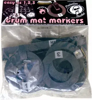 Sada značek Protection Racket 9022 01 Drum Mat Numbered Marker Pack Ihned K Objednání