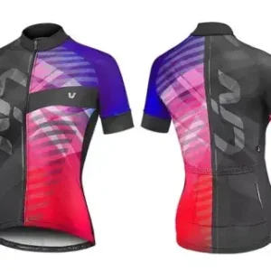Sleva Dres Liv Signature SS Jersey-Black/Fuchsia/Purple-L