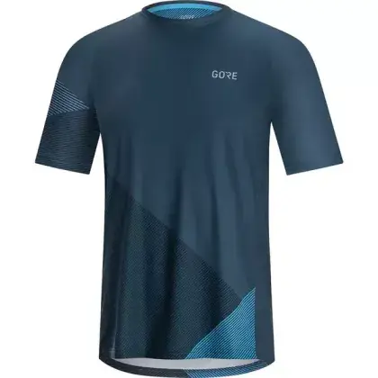 Akční Nabídka Pánský Dres Gore C5 Trail Short Sleeve Jersey, M (blue)