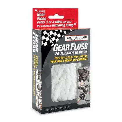 Tovární Cena Čistič Finish Line Gear Floss - "dentální nit" pro pastorky