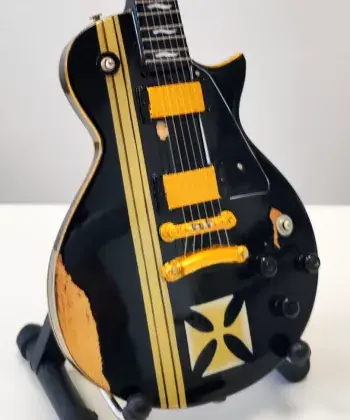 Miniatura kytary Music Legends PPT-MK064 James Hetfield Metallica ESP Iron Cross Speciální Cena
