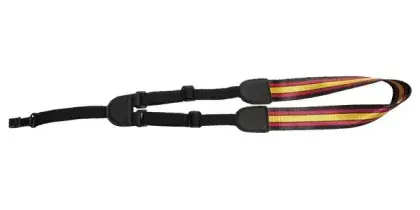 Řemen pro ukulele FZone S-001-1 červeno-žlutý Víkendová Akce