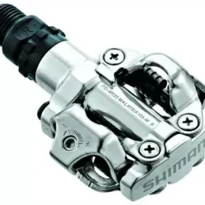 Pedály SPD Shimano PD-M520 stříbrné s kufry SM-SH51 Speciální Cena