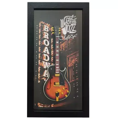 Miniatura kytary Music Legends PPT-MKB009 We Got The Jazz Music Gibson ES-175D Autentický