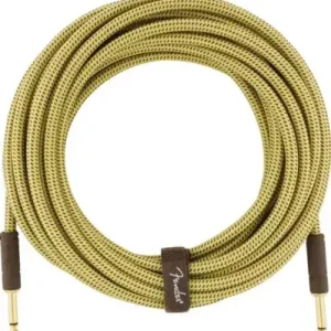 Dokud Zásoby Vydrží Kabel nástrojový Fender Deluxe 25´ inst CBL TWD