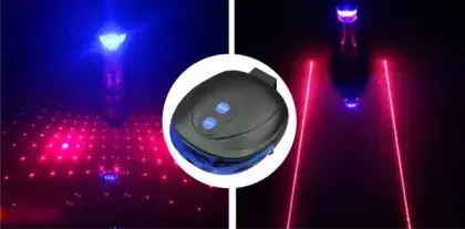 Blikačka Rockbros EBLR-001 Blue Top Prodej
