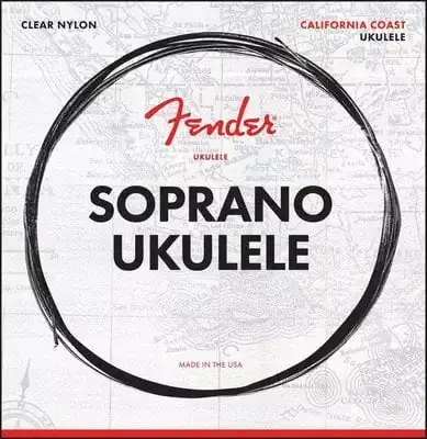 Struny pro sopránové ukulele Fender California Coast Soprano ukulele strings Speciální Cena