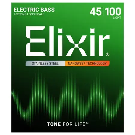 Odeslání Ihned Struny pro baskytaru Elixir 14652 Light Long Scale 45/100