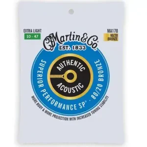 Struny kovové pro akustickou kytaru Martin MA 170 Extra Light - 10/47 Sezónní Sleva