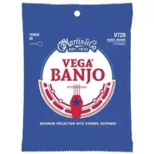 Struny pro banjo Martin V720 Vega Tenor - 09/30 Akce