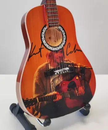 Finální Výprodej Miniatura kytary Music Legends PPT-MK149 Kurt Cobain Tribute Acoustic