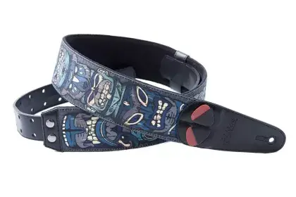 Rychlé Dodání Řemen kytarový RightOn Tiki Blue