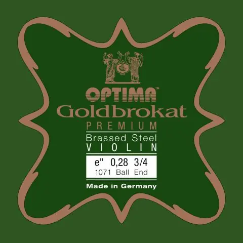 Struny pro housle Goldbrokat Premium - motaženo posazí Jen Po Omezenou Doba