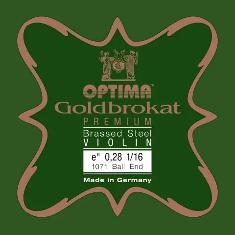 Top Prodej Struny pro housle Goldbrokat Premium - motaženo posazí
