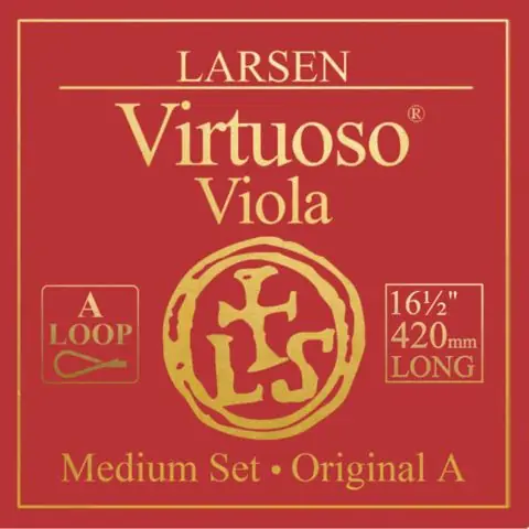 Struny pro Violu extra dlouhé provedení - menzura 420mm, medium tension Top Prodej