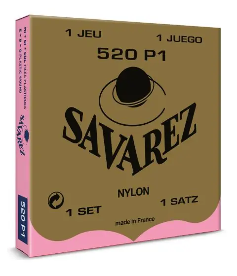 Struny pro Klasickou kytaru Traditional Concert 520 - jednotlivé struny Sleva