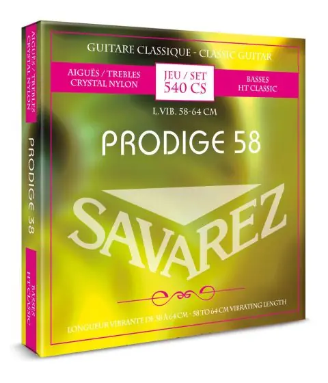 Hit Sezóny Struny pro Klasickou kytaru Prodige 38 1/8-3/4 velikost