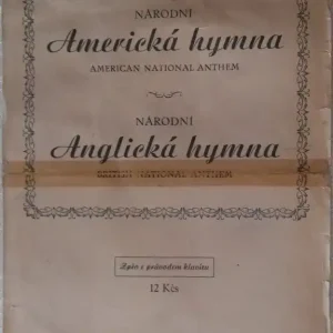 Horká Nabídka Arnold Samuel Národní americká hymna