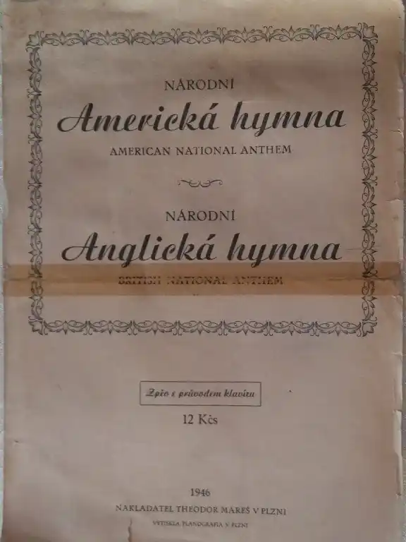 Horká Nabídka Arnold Samuel Národní americká hymna