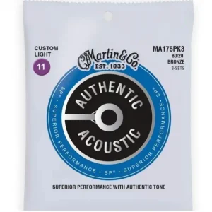 MARTIN Authentic SP 80/20 Bronze Custom Light Jen Po Omezenou Doba