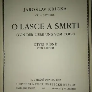 Kniha sbírky skladeb pro zpěv a klavír Nakupujte Hned