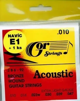 Gor strings Acoustic 2B6-92 struny na kytaru Pouze Dnes