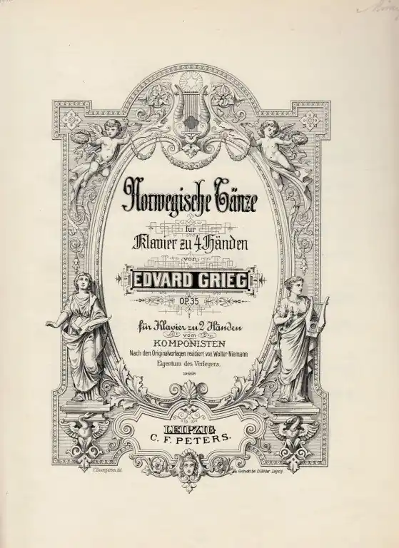 GRIEG Edvard Norwegische Tänze Nejprodávanější