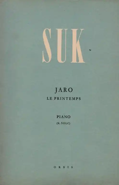 Značkový SUK Josef Jaro - op.22a pro klavír