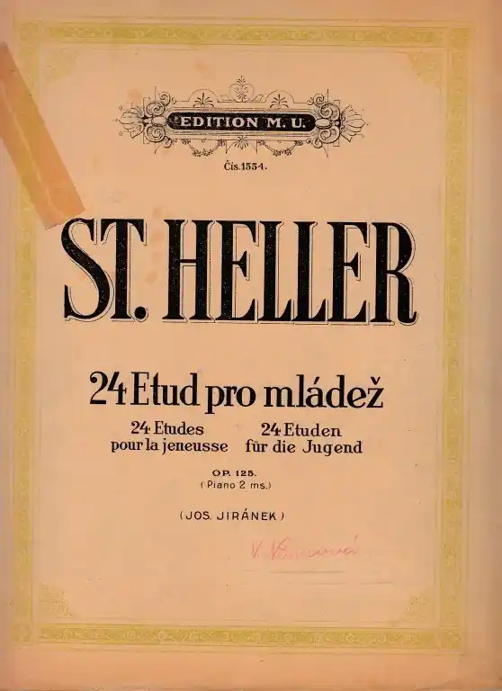 Heller Stephen 24 etud pro mládež op.125 Výhodná Nabídka
