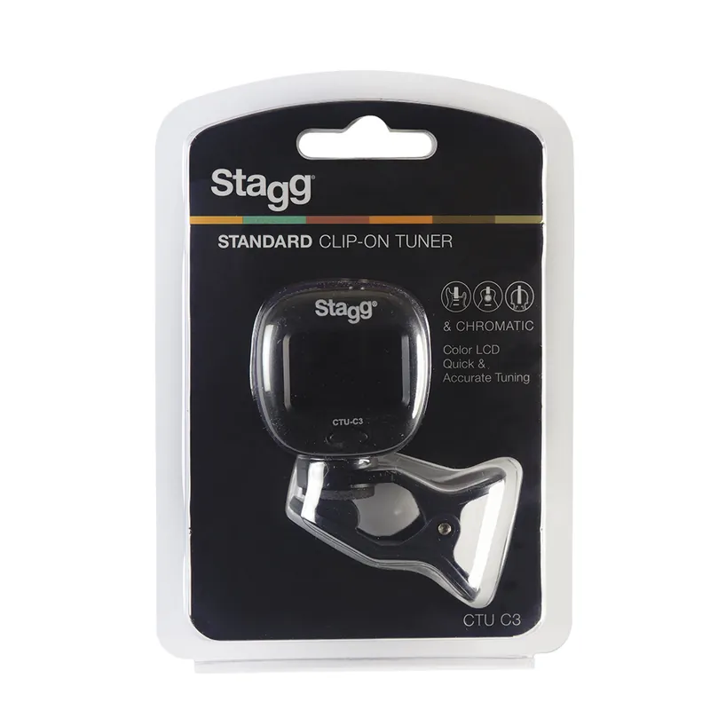 Oblíbený Stagg CTU-C3, klipová ladička