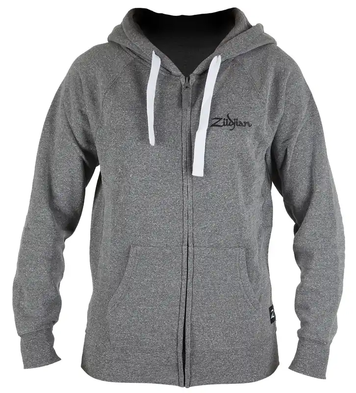 ZILDJIAN Gray Zip Up Logo S Vysoce Kvalitní