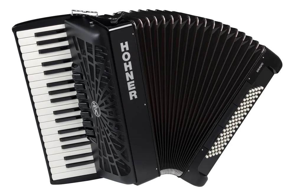 Nová Kolekce HOHNER Bravo III 80 Black Silent Key