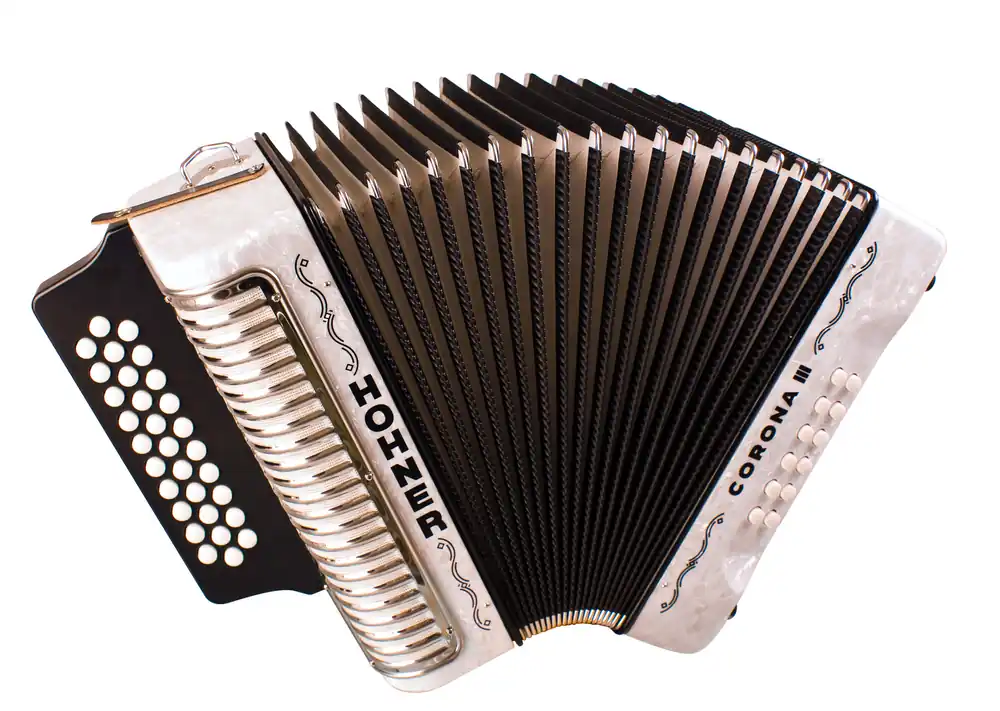 Originální HOHNER Corona III BbEbAb, white