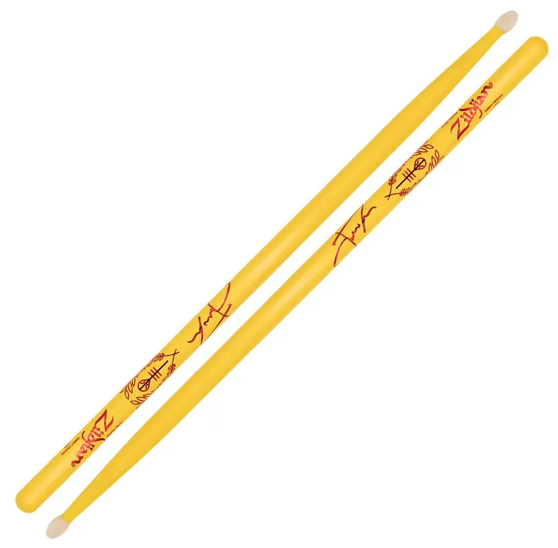 Ověřený ZILDJIAN Josh Dun "Clancy Yellow" Signature Drumsticks