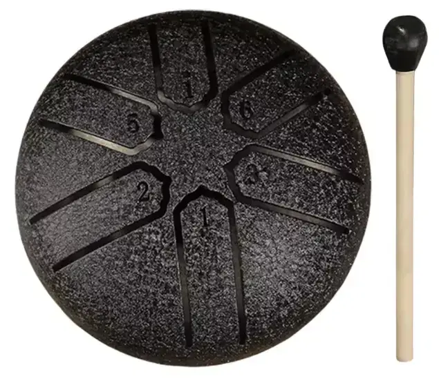 Expresní Doručení FZone STD-3I6N Rough Black Steel Tongue Drum
