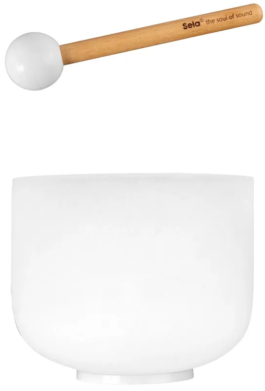 SELA 8" Crystal Singing Bowl Frosted B - 440 Hz Výhodná Nabídka