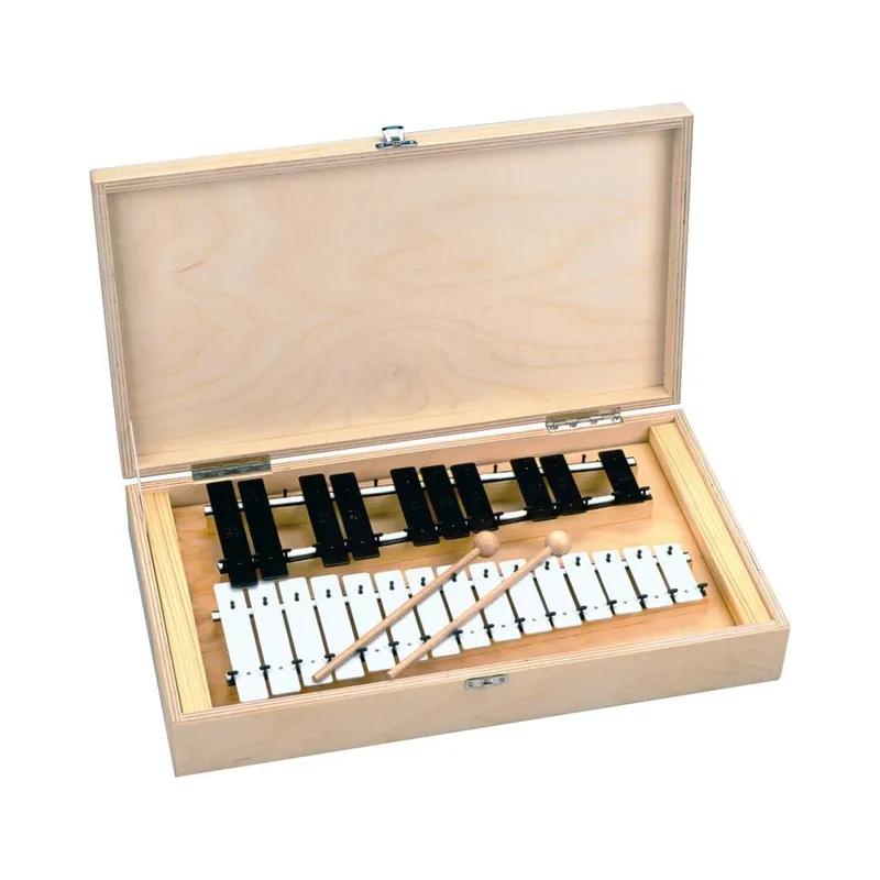 GOLDON - chromatický metalofon v dřevěném boxu - 25 kamenů (11085) Originální