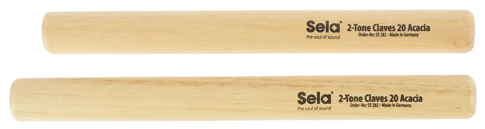 SELA 2-Tone Claves 20 Acacia Hit Sezóny