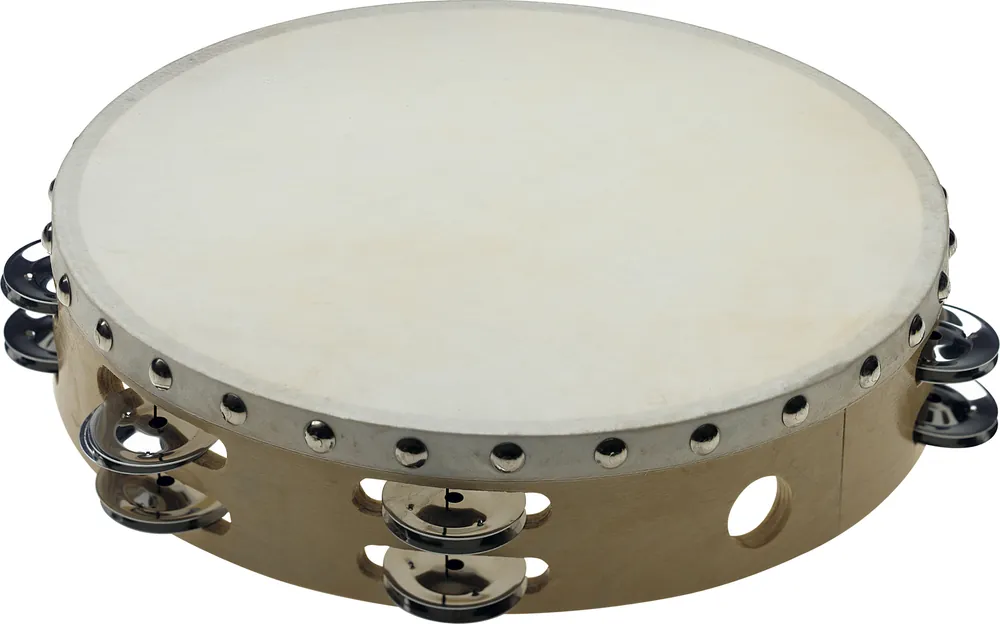 Stagg STA-1210, dvouřadá tamburína s blánou, 10" Pouze Dnes
