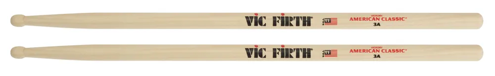 Rychlé Dodání VIC FIRTH 3A American Classic-hickorové bubenické paličky