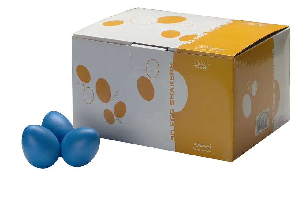 Stagg EGG-50 BLM, 50ks vajíček, modré Vrácení Zdarma