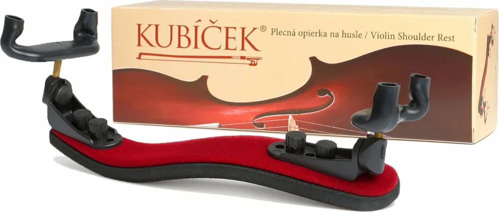 Kubíček KUBH Houslová ramenní opěrka 1/16 - 1/4 Burgundy Hit Sezóny