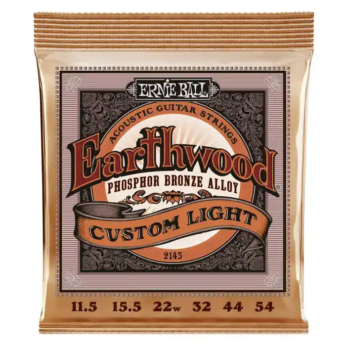 Jen Po Omezenou Doba ERNIE BALL 2145 Earthwood Custom Light Phosphor Bronze .011.5 - .054