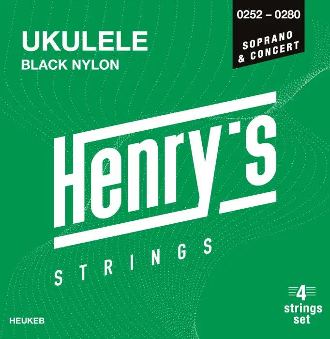 Objednat Nyní HENRY’S HEUKEB Black Nylon - UKULELE Soprano / Concert