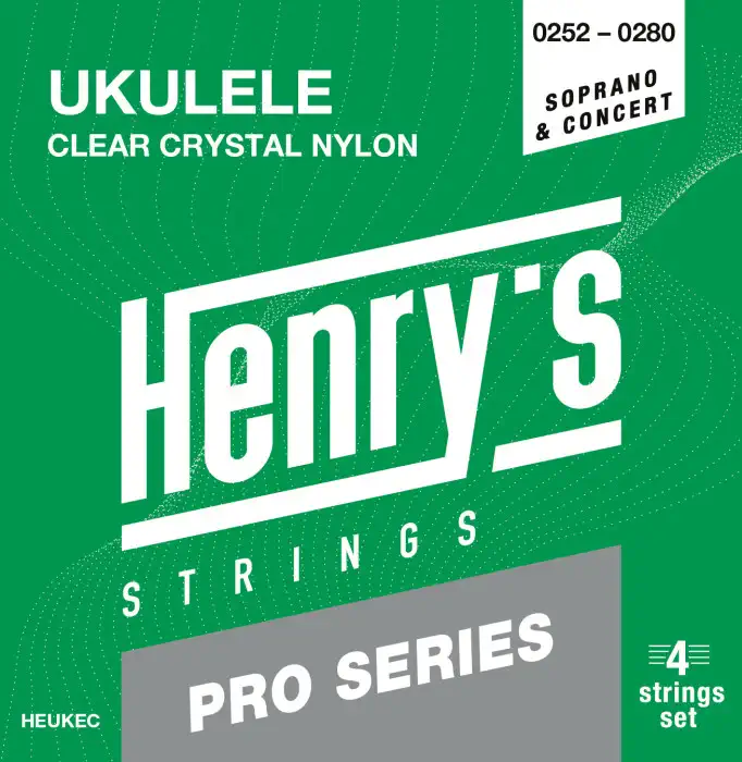 HENRY’S HEUKECPRO Clear Crystal Nylon - UKULELE Soprano / Concert Aktuální