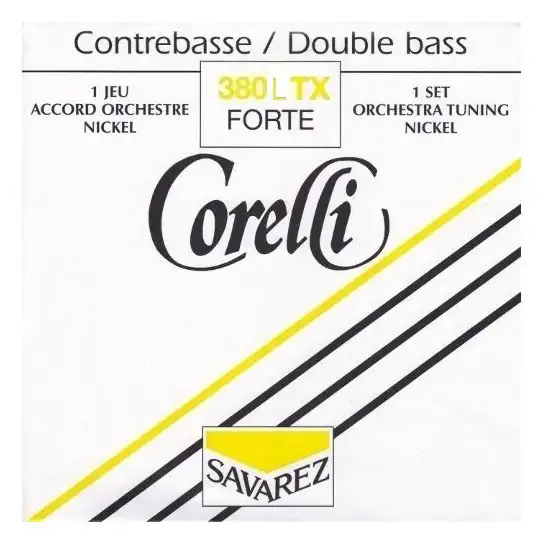 Bezpečná Platba SAVAREZ 380LTX Corelli Double Bass Nickel Orchestra Set - Forte